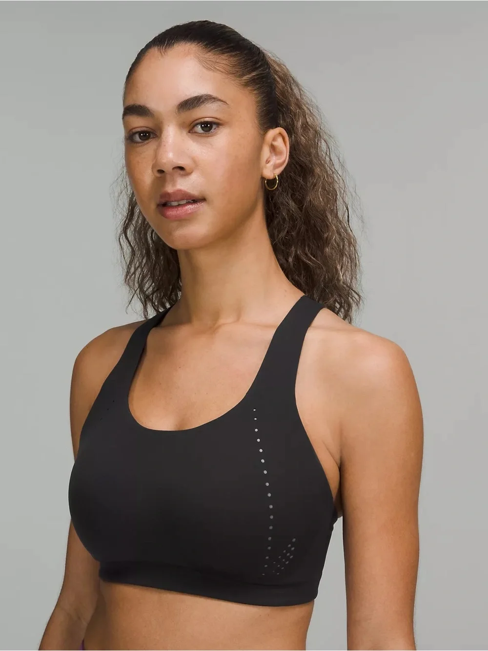 Lululemon Athletica AirSupport Bra In Black NWT 36DDD Running Gym Workout Wear